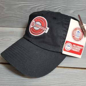 🐺 2000s NC State University Wolfpack Baseball Hat Black Red White Sandwich Bill
